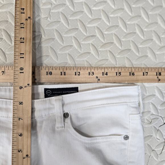 AG Adriano Goldschmied Jeans Womens 30 The Angel Bootcut White Coastal Boho - Picture 11 of 12